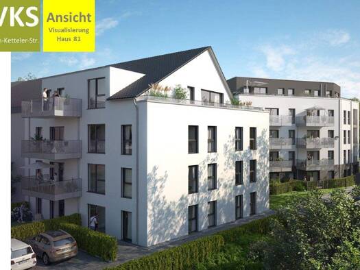 Wohnung zur Miete - Erstbezug 990 € 2 Zimmer 71,5 m² 4. Geschoss frei ab 01.05.2026 Von-Ketteler-Straße 81 Bürrig Leverkusen 51371