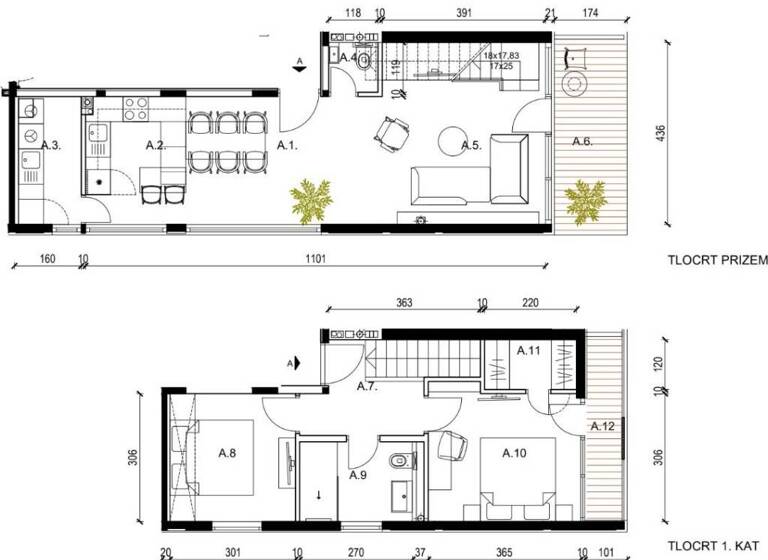 Wohnung zum Kauf 392.535 € 6 Zimmer 102 m² 1. Geschoss Rovinj