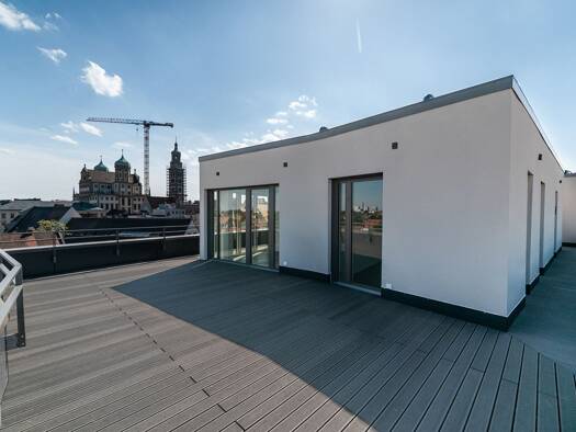 Penthouse zur Miete 2.608 € 2 Zimmer 95,9 m² 6. Geschoss Innenstadt Augsburg 86152