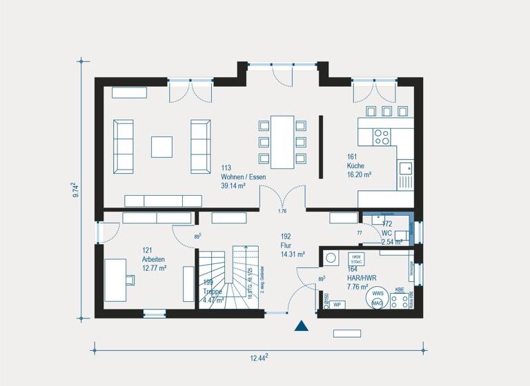 Haus zum Kauf 466.169 € 6 Zimmer 193 m²<br/>Wohnfläche 845 m²<br/>Grundstück Landau Landau an der Isar 94405