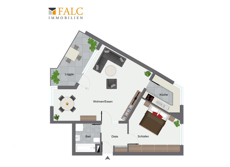 Wohnung zum Kauf 185.000 € 2 Zimmer 76,1 m² 1. Geschoss Böblingen 71034