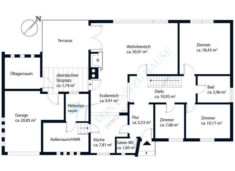 Einfamilienhaus zum Kauf 489.000 € 5,5 Zimmer 107 m² 953 m² Grundstück Maschen Seevetal 21220
