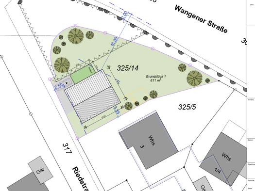 Grundstück zum Kauf 375.000 € 610 m² Grundstück frei ab sofort Riedstraße Tettnang Tettnang 88069