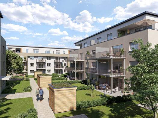 Wohnung zum Kauf - Neubau 302.031 € 2 Zimmer 54,4 m² EG Schulstraße 10 Oberhausen Rheinhausen 79365