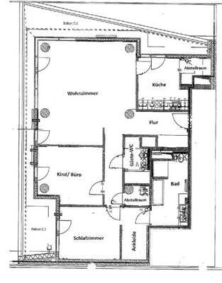 Wohnung zur Miete 700 € 3 Zimmer 139 m²<br/>Wohnfläche ab sofort<br/>Verfügbarkeit Konsul-Smidt-Straße Häfen - Handelshäfen Bremen 28217