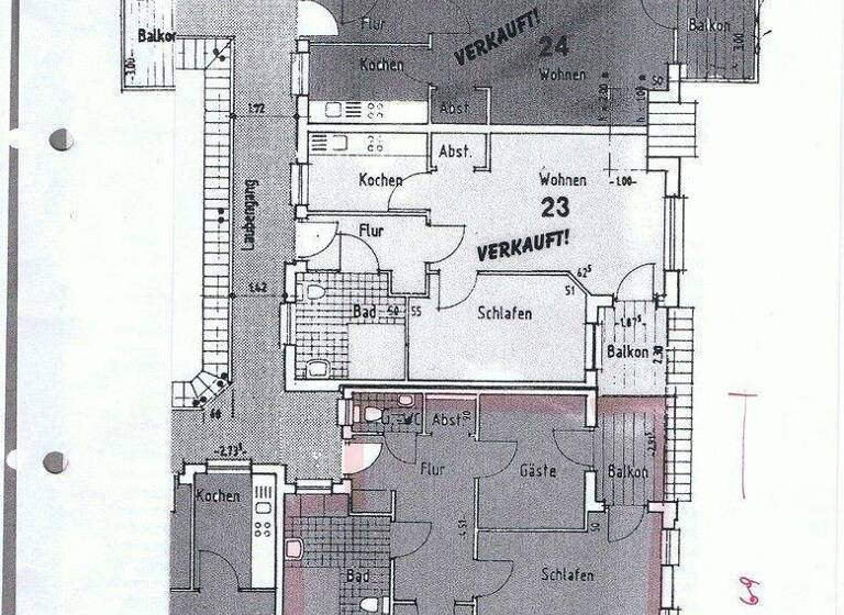 Wohnung zur Miete 1.100 € 3 Zimmer 100,4 m² 2. Geschoss Niendorfer Weg 19 Burg auf Fehmarn Fehmarn 23769