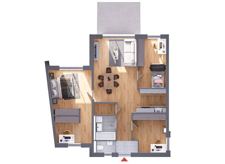 Wohnung zum Kauf 553.704 € 3 Zimmer 91,8 m² EG Siedlung Erlahof 49 Spitz 3620