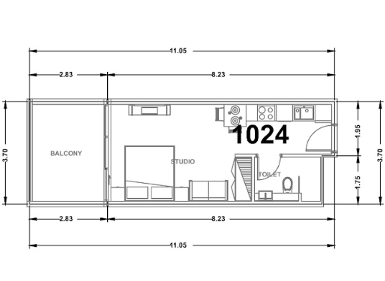 Studio zum Kauf - Erstbezug provisionsfrei 182.196 € 1 Zimmer 40,1 m² frei ab 01.06.2026 Dubai