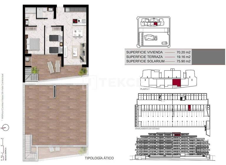 Penthouse zum Kauf 279.000 € 3 Zimmer 72 m² EG Alicante 03193