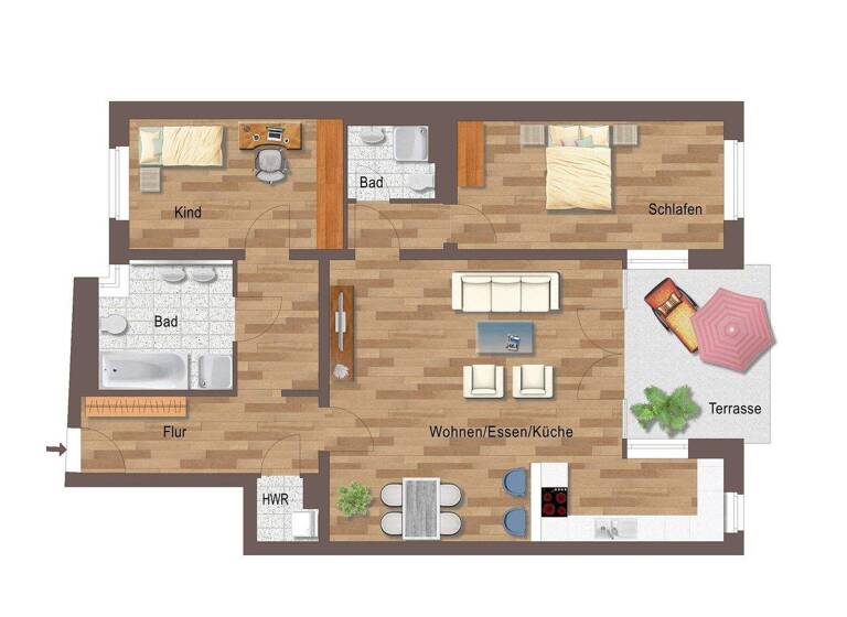 Wohnung zum Kauf 547.700 € 3 Zimmer 100,2 m² 1. Geschoss Zentrum-Süd Leipzig 04107