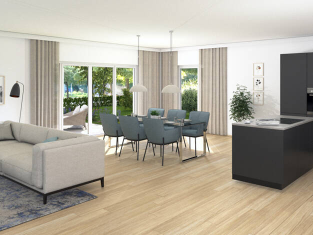 Wohnung zum Kauf - Neubau 897.500 € 4 Zimmer 112,1 m² EG Germering Germering 82110