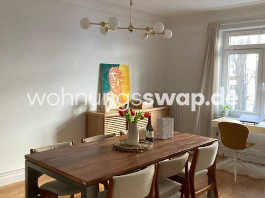 Wohnung zur Miete Tauschwohnung 1.100 € 3 Zimmer 74 m² 2. Geschoss Eppendorf Nord 20249