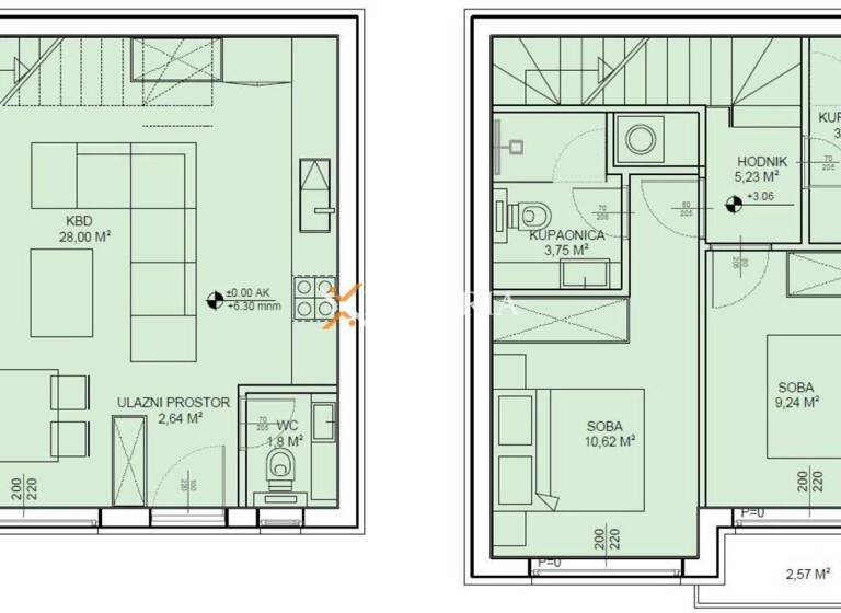 Wohnung zum Kauf 266.175 € 3 Zimmer 74 m² Sveti Filip i Jakov