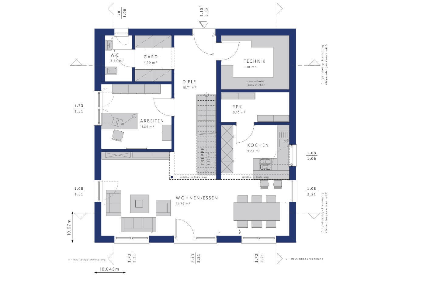 Einfamilienhaus zum Kauf provisionsfrei 434.629 € 7 Zimmer 176 m²<br/>Wohnfläche 625 m²<br/>Grundstück Brücken 55767