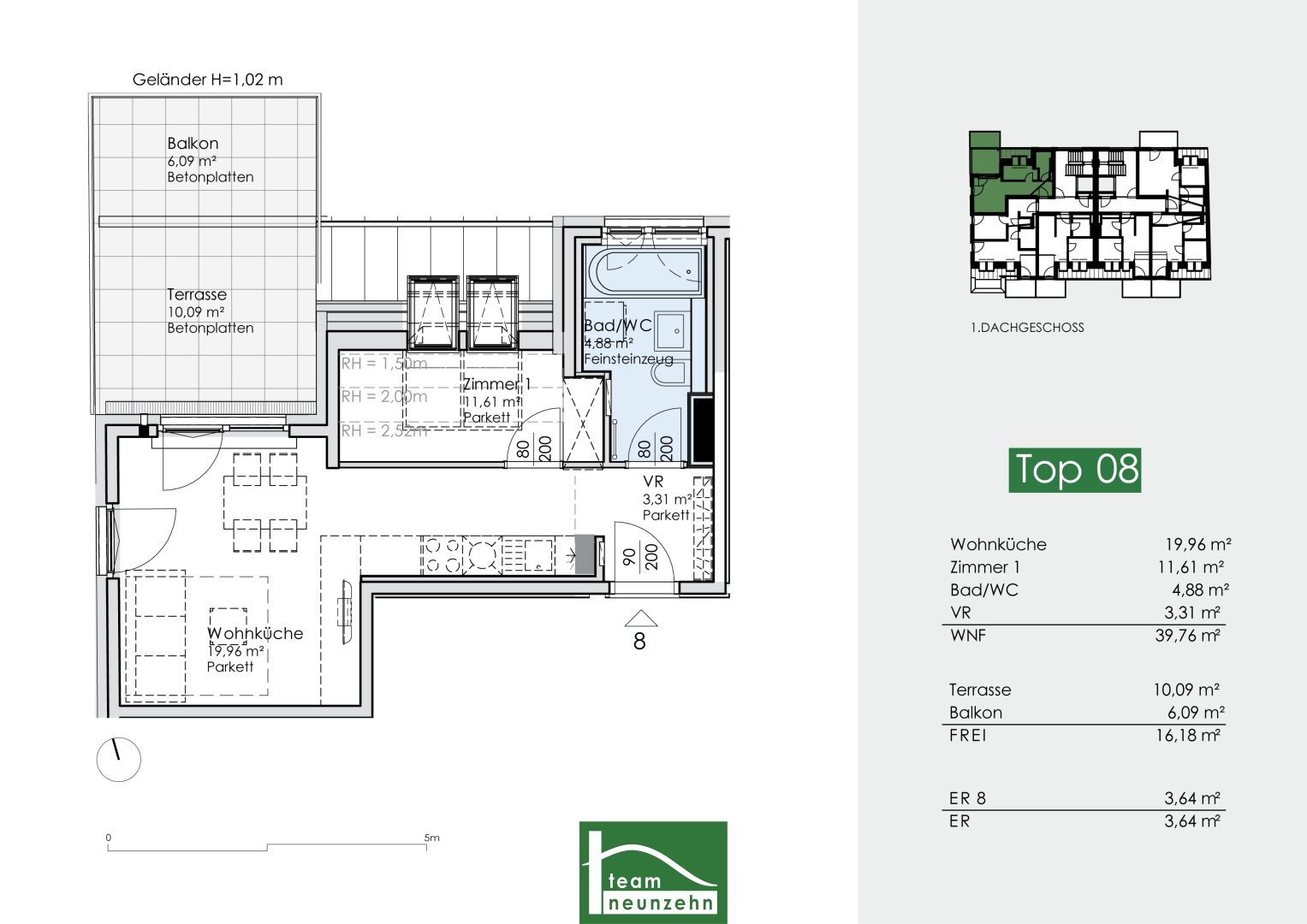 Wohnung zum Kauf provisionsfrei 215.910 € 2 Zimmer 39,4 m²<br/>Wohnfläche 4.<br/>Geschoss Gartenheimstraße 45-47 Wien 1220