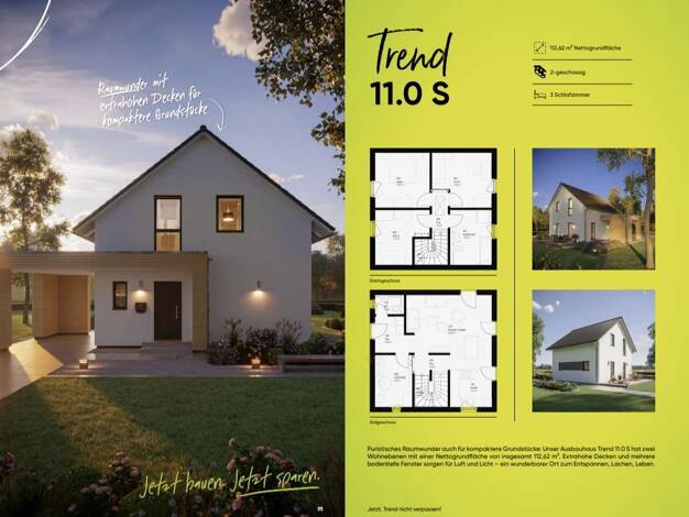 Einfamilienhaus zum Kauf - Erstbezug provisionsfrei 478.114 € 4 Zimmer 112 m² 532 m² Grundstück Ahrensfelde Ahrensfelde 16356