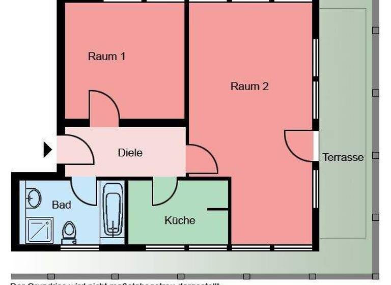 Wohnung zur Miete nur mit Wohnberechtigungsschein 312 € 2 Zimmer 56,4 m² 3. Geschoss frei ab 01.06.2026 Marktstraße 3 Röhlinghausen Herne 44651