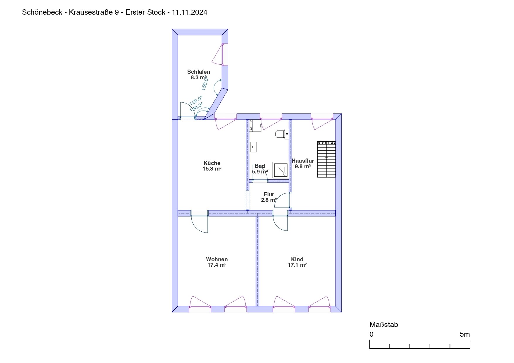 Wohnung zum Kauf 100.000 € 3 Zimmer 67 m²<br/>Wohnfläche Schönebeck Schönebeck 39218