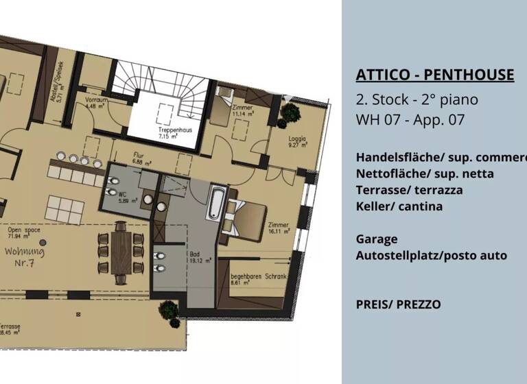 Studio zum Kauf 1.306.000 € 5 Zimmer 267 m² 1. Geschoss Tramin an der Weinstrasse 39040