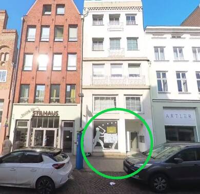 Ladenfläche zur Miete provisionsfrei 15 € 120 m² Verkaufsfläche Große Burgstraße 34 Innenstadt Lübeck 23552