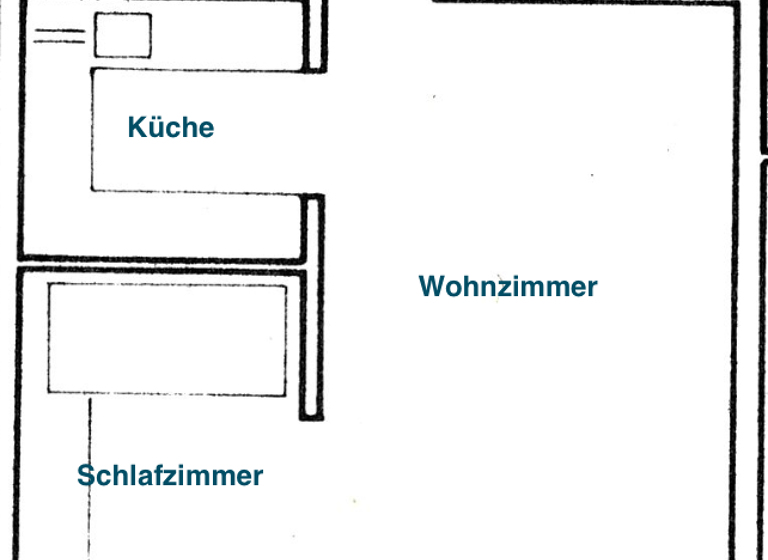 Wohnung zur Miete 490 € 1,5 Zimmer 41 m² frei ab 01.05.2026 Yorckstraße 1 Lüttringhausen Remscheid 42899