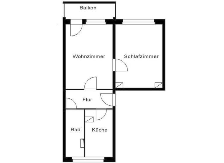 Wohnung zur Miete 271 € 2 Zimmer 47,5 m² 2. Geschoss Weststraße 18 Stadtmitte Plauen 08523