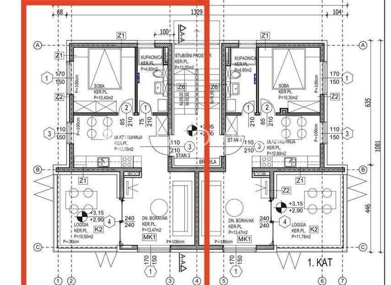 Studio zum Kauf 266.730 € 1 Zimmer 52 m² 1. Geschoss Ulica Ivana Mestrovica Primosten