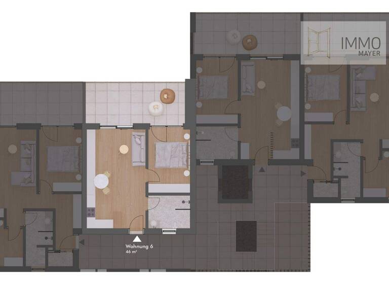 Wohnung zum Kauf 2 Zimmer 45 m² 1. Geschoss Meran 39012