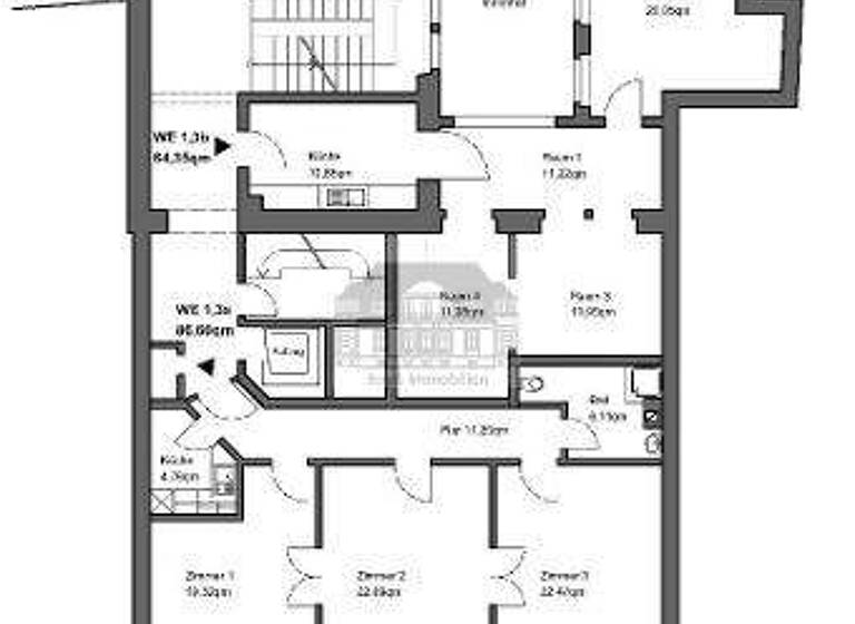 Büro zur Miete 1.040 € 3 Zimmer Innenstadt Baden-Baden 76530