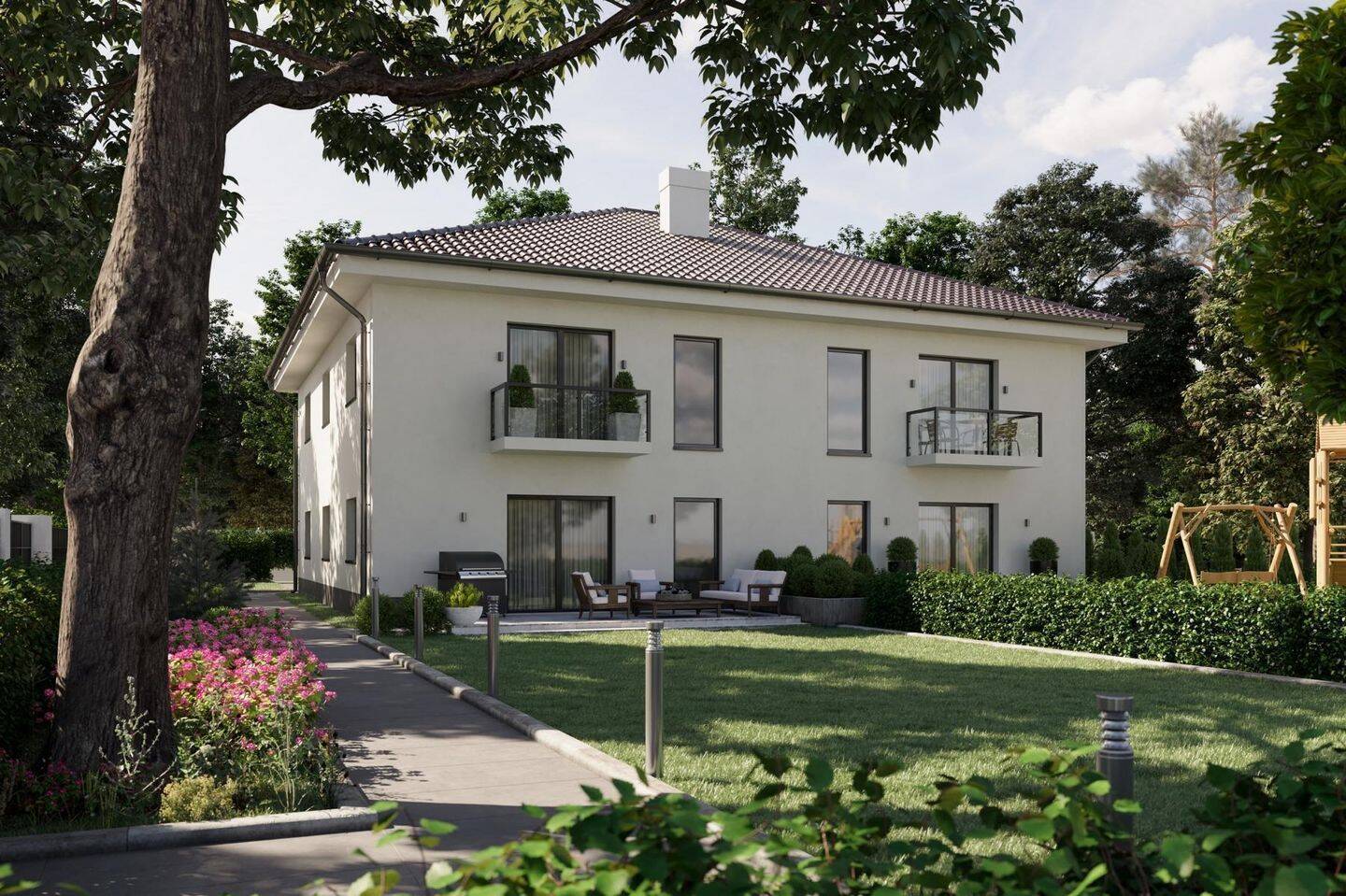 Doppelhaushälfte zum Kauf - Erstbezug - Ansicht 2