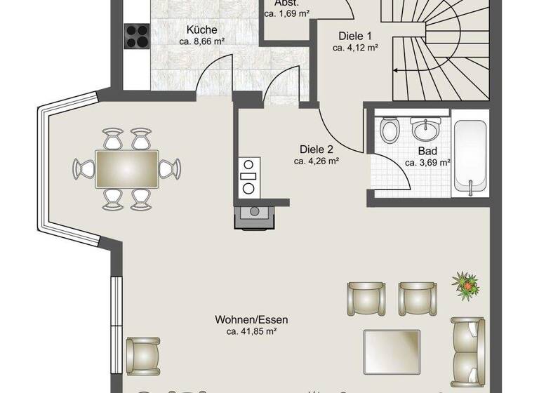 Maisonette zum Kauf 595.000 € 4 Zimmer 107 m² Grafing Grafing bei München 85567