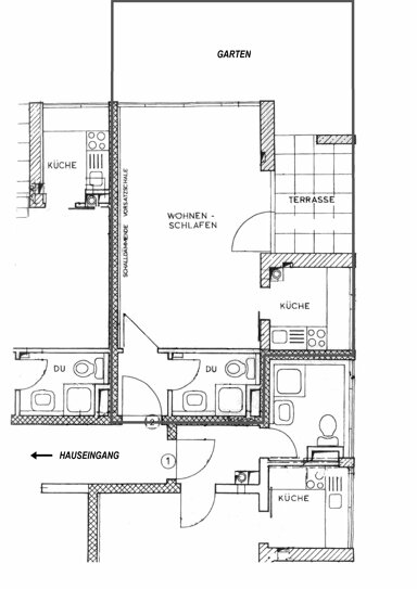 Apartment zum Kauf als Kapitalanlage geeignet 161.000 € 1 Zimmer 35 m² Abstleitenweg 14 Sanderau Würzburg 97074