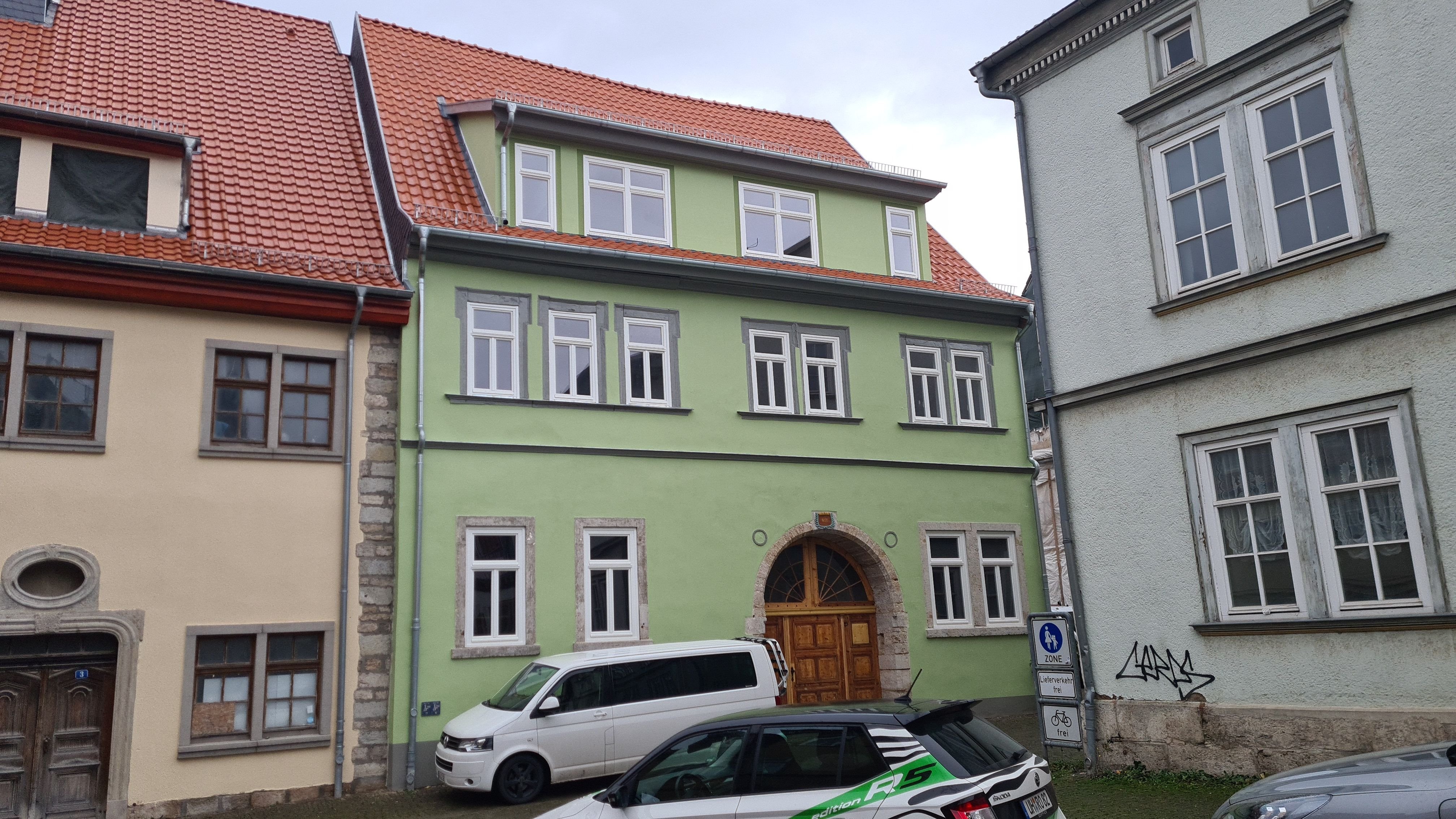 Wohnung zur Miete 1.020 € 4 Zimmer 120 m²<br/>Wohnfläche 2.<br/>Geschoss ab sofort<br/>Verfügbarkeit Grasegasse 2 Mühlhausen Mühlhausen/Thüringen 99974