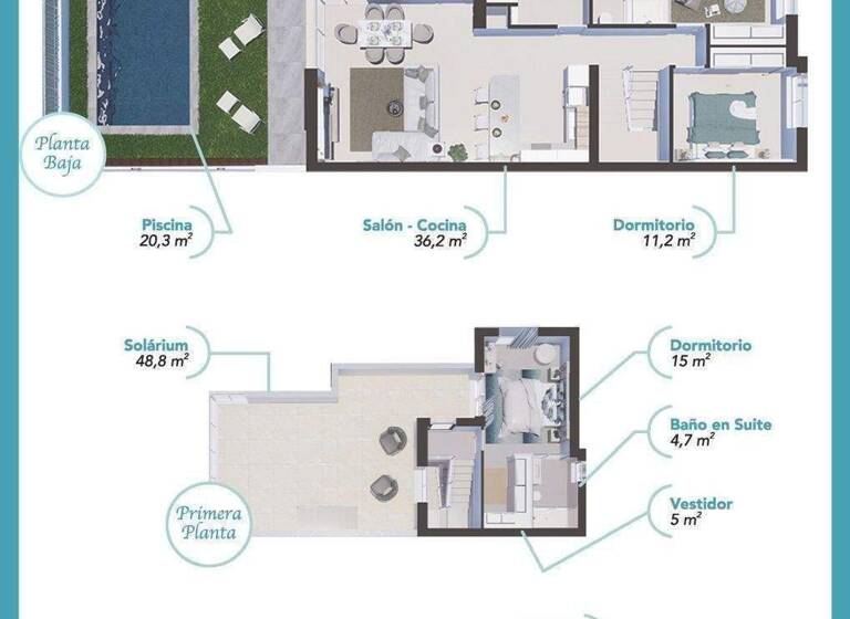 Villa zum Kauf - Erstbezug provisionsfrei 467.000 € 4 Zimmer 232 m² 176 m² Grundstück Los Alcazares