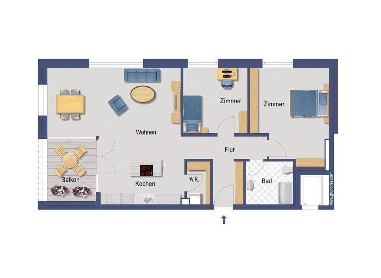 Wohnung zur Miete 1.350 € 3 Zimmer 96 m² Lechenich Erftstadt 50374