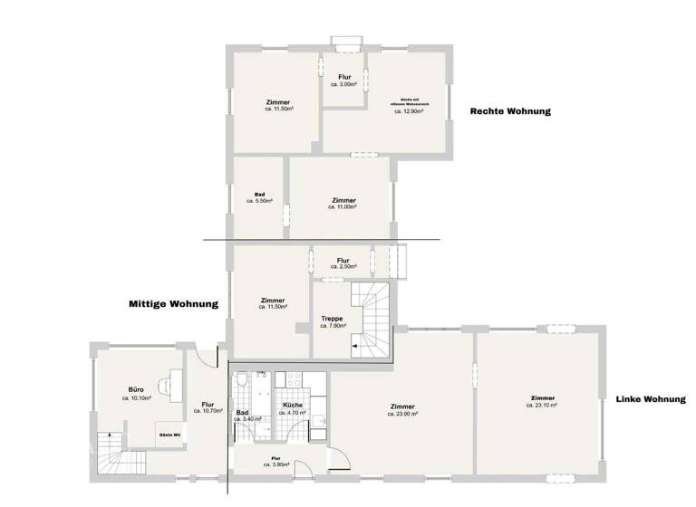 Mehrfamilienhaus zum Kauf provisionsfrei 425.000 € 8 Zimmer 212 m² 1.181 m² Grundstück Höhscheid Solingen 42657