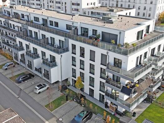 Wohnung zum Kauf - Neubau provisionsfrei 449.000 € 2 Zimmer 76,9 m² Geschoss 1/5 frei ab sofort Südstadt Fürth 90763