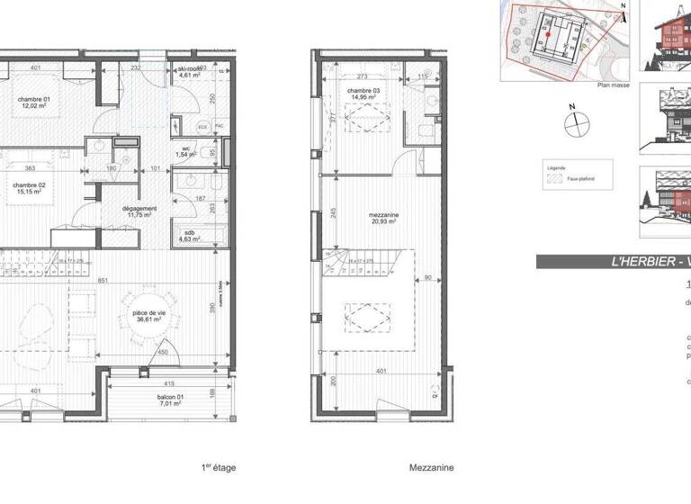 Wohnung zum Kauf 1.320.000 € 5 Zimmer 122,2 m² MANIGOD 74230