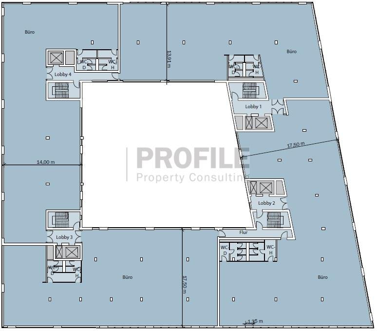 Bürogebäude zur Miete provisionsfrei 25 € 2.461,5 m²<br/>Bürofläche ab 2.461,5 m²<br/>Teilbarkeit Lichtenberg Berlin 10365