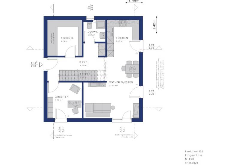 Einfamilienhaus zum Kauf provisionsfrei 465.692 € 5 Zimmer 136 m² 685 m² Grundstück Kochstedt Dessau-Roßlau 06847