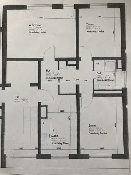 Wohnung zur Miete 800 € 3 Zimmer 72 m²<br/>Wohnfläche ab sofort<br/>Verfügbarkeit Bergstraße Marli / Brandenbaum Lübeck 23566