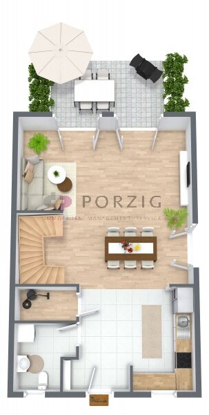 Reihenmittelhaus zur Miete 1.479 € 3 Zimmer 102 m²<br/>Wohnfläche 300 m²<br/>Grundstück Alte Allee 15 Pütnitz Ribnitz-Damgarten OT Pütnitz 18311