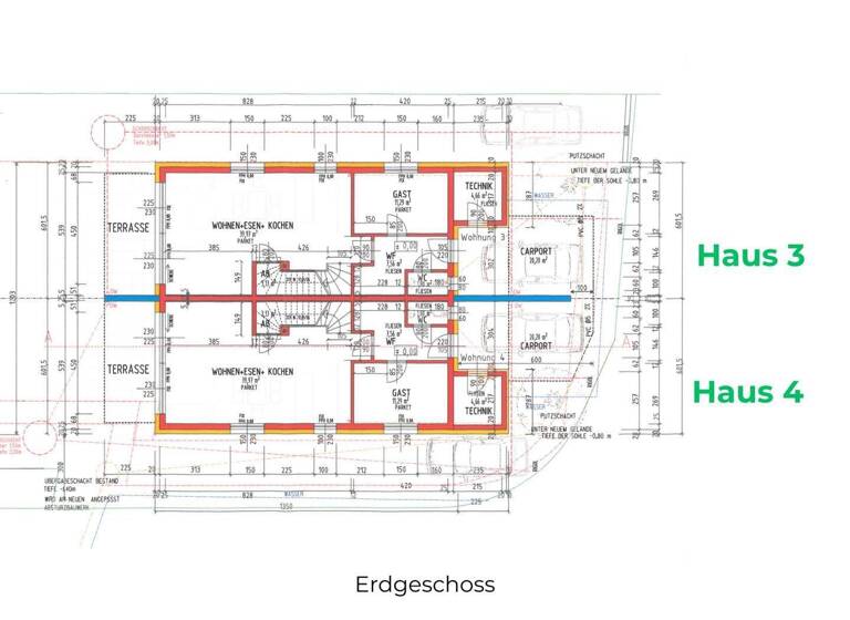 Doppelhaushälfte zum Kauf - Erstbezug 529.000 € 5 Zimmer 120 m² 295,7 m² Grundstück Edt 4650