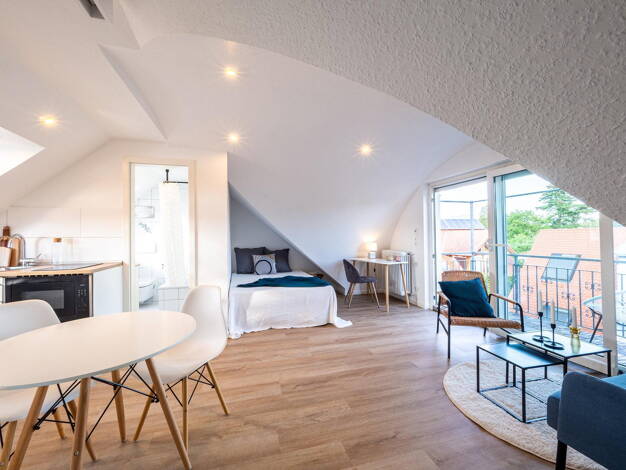 Studio zur Miete 725 € 1 Zimmer 27 m² 3. Geschoss frei ab 15.04.2026 Andres-Hofer-Straße 40a St. Georgen Freiburg 79111