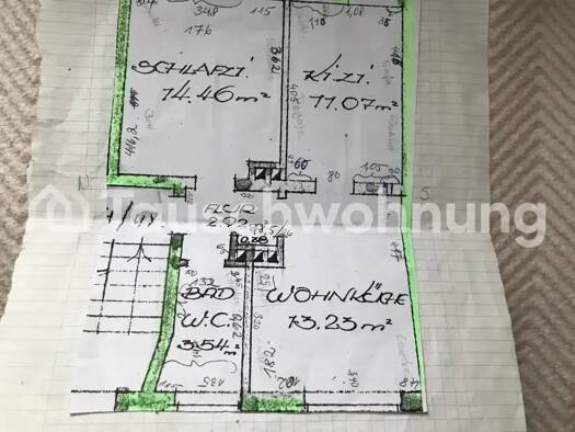 Wohnung zur Miete Tauschwohnung 527 € 2 Zimmer 45 m² 2. Geschoss Sendling München 81373
