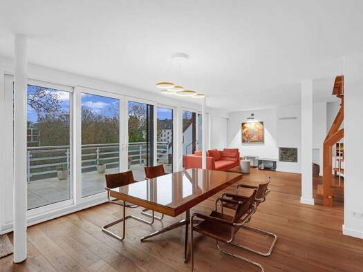 Maisonette zur Miete 3.485 € 4 Zimmer 170 m² 4. Geschoss frei ab 01.05.2026 Düsseltal Düsseldorf / Düsseltal 40239