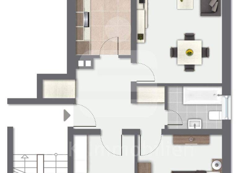 Wohnung zum Kauf 189.000 € 3 Zimmer 63 m² Kierdorf Erftstadt / Kierdorf 50374