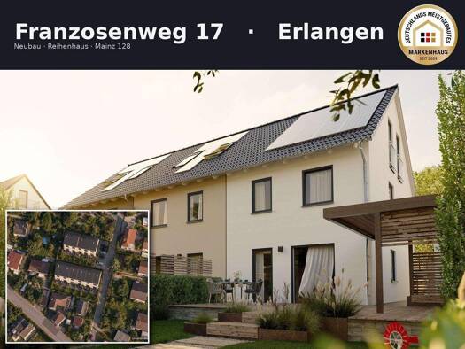 Reihenendhaus zum Kauf provisionsfrei 670.676 € 6 Zimmer 149 m² 293 m² Grundstück Franzosenweg 17 Tennenlohe Erlangen 91058