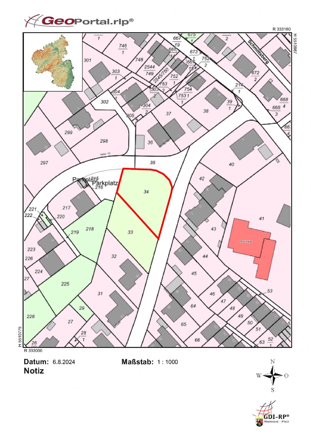 Grundstück zum Kauf 267.050 € 1.090 m²<br/>Grundstück Kernscheid 1 Kernscheid 54296