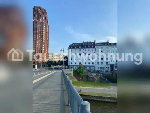 Wohnung zur Miete Tauschwohnung 1.200 € 3 Zimmer 93 m² 4. Geschoss Sachsenhausen Frankfurt am Main 60594